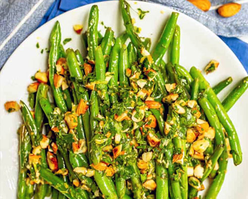 Veg French Beans Almondine